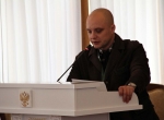 Н.И. Храпунов делает доклад на конференции